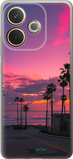 Силиконовый чехол Пальмы для Oppo A5 PRO - 5873u-3956 изображение 