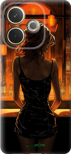 Силіконовий чехол Чохол для телефону Дівчина в барі для Oppo A5 PRO - 5947u-3956 изображение 