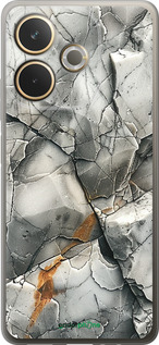 Силиконовый чехол Серый мрамор для Oppo A5 PRO - 6041u-3956 изображение 