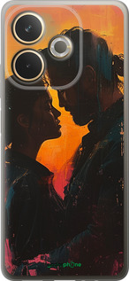 Силиконовый чехол Любовь на полотне для Oppo A5 PRO - 6067u-3956 изображение 