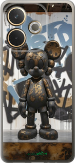 Силиконовый чехол Bronze kaws v2 для Oppo A5 PRO - 6098u-3956 изображение 