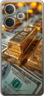 Силиконовый чехол Слитки и доллары для Oppo A5 PRO - 6105u-3956 изображение 