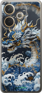 Силиконовый чехол Водяной дракон для Oppo A5 PRO - 6113u-3956 изображение 