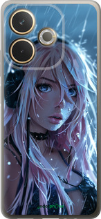 Силиконовый чехол Неоновый дождь для Oppo A5 PRO - 6119u-3956 изображение 