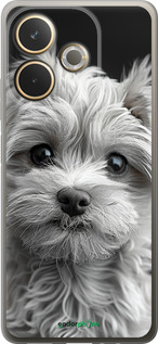 Силиконовый чехол Мальтипу на чорном фоне для Oppo A5 PRO - 6156u-3956 изображение 