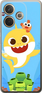 Силиконовый чехол Бейби Шарк для Oppo A5 PRO - 6303u-3956 изображение 