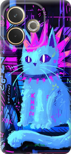 Силиконовый чехол Кот панк для Oppo A5 PRO - 6311u-3956 изображение 