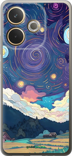 Силиконовый чехол Креативный арт для Oppo A5 PRO - 6322u-3956 изображение 