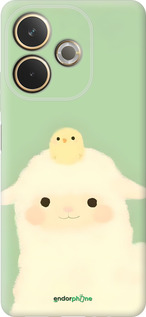 Силиконовый чехол Барашек и ципленок для Oppo A5 PRO - 6369u-3956 изображение 