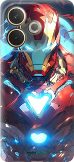 Силиконовый чехол Железный человек для Oppo A5 PRO - 6372u-3956 изображение 