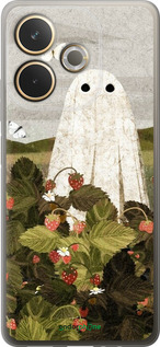 Силиконовый чехол Клубничные поля и привидения для Oppo A5 PRO - 6426u-3956 изображение 