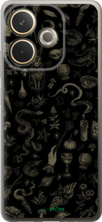 Силиконовый чехол Мистический коллаж с травами и магическими символами для Oppo A5 PRO - 6428u-3956 изображение 