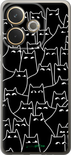 Силиконовый чехол С изображением кошек для Oppo A5 PRO - 6470u-3956 изображение 