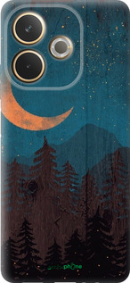 Силиконовый чехол Звездный лес для Oppo A5 PRO - 6480u-3956 изображение 