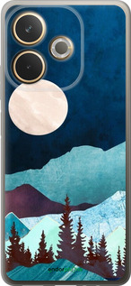 Силиконовый чехол Горная идиллия ночной пейзаж для Oppo A5 PRO - 6488u-3956 изображение 