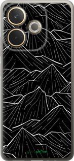 Силиконовый чехол С изображением Темных гор для Oppo A5 PRO - 6489u-3956 изображение 