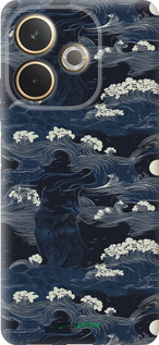 Силіконовий чехол Морська тематика у стилі арт-деко для Oppo A5 PRO - 6520u-3956 изображение 