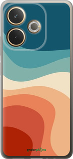 Силиконовый чехол В стиле ретро с волнами для Oppo A5 PRO - 6531u-3956 изображение 