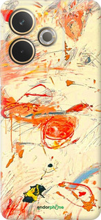 Силиконовый чехол Динамичная картина с хаотичными мазками для Oppo A5 PRO - 6540u-3956 изображение 