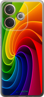 Силиконовый чехол Радужный вихрь для Oppo A5 PRO - 747u-3956 изображение 