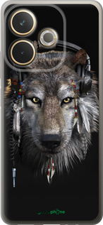 Силіконовий чехол Вовк-меломан для Oppo A5 PRO - 875u-3956 изображение 
