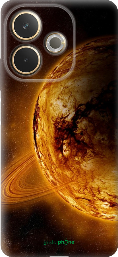 Силіконовий чехол Жовтий Сатурн для Oppo A5 PRO - 170u-3956 изображение 