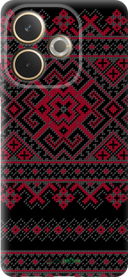 Силиконовый чехол Вышиванка 52 для Oppo A5 PRO - 1763u-3956 изображение 