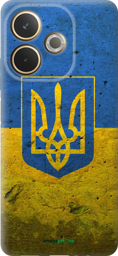 Силиконовый чехол Флаг и герб Украины 2 для Oppo A5 PRO - 378u-3956 изображение 