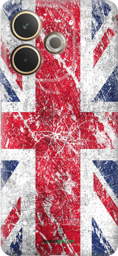 Силиконовый чехол Флаг Великобритании 1 для Oppo A5 PRO - 386u-3956 изображение 