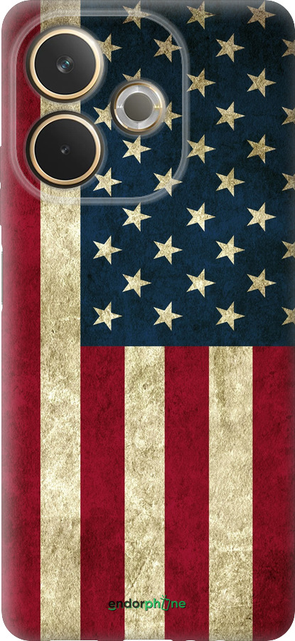 Силиконовый чехол Флаг США для Oppo A5 PRO - 395u-3956 изображение 
