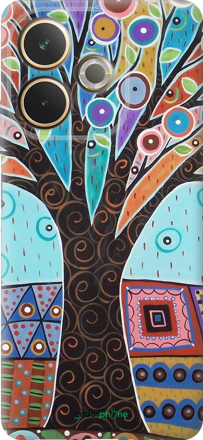 Силиконовый чехол Арт-дерево для Oppo A5 PRO - 4008u-3956 изображение 