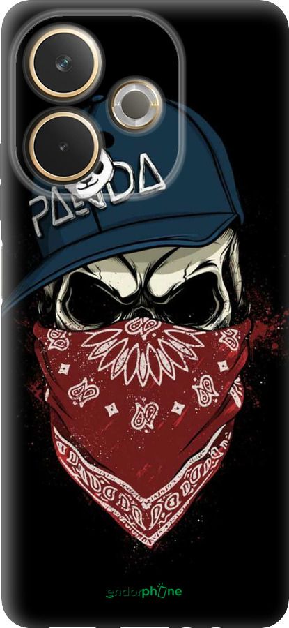 Силиконовый чехол Череп в кепке для Oppo A5 PRO - 4127u-3956 изображение 