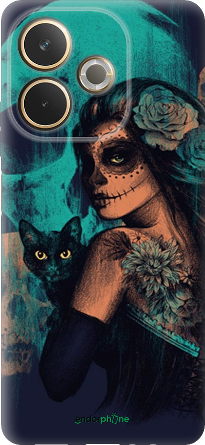 Силиконовый чехол Fantasy girl для Oppo A5 PRO - 4133u-3956 изображение 