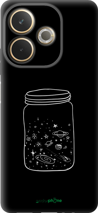 Силиконовый чехол Космос в банке для Oppo A5 PRO - 4297u-3956 изображение 