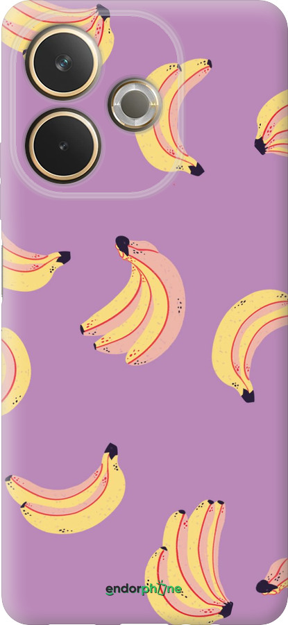 Силиконовый чехол Бананы для Oppo A5 PRO - 4312u-3956 изображение 