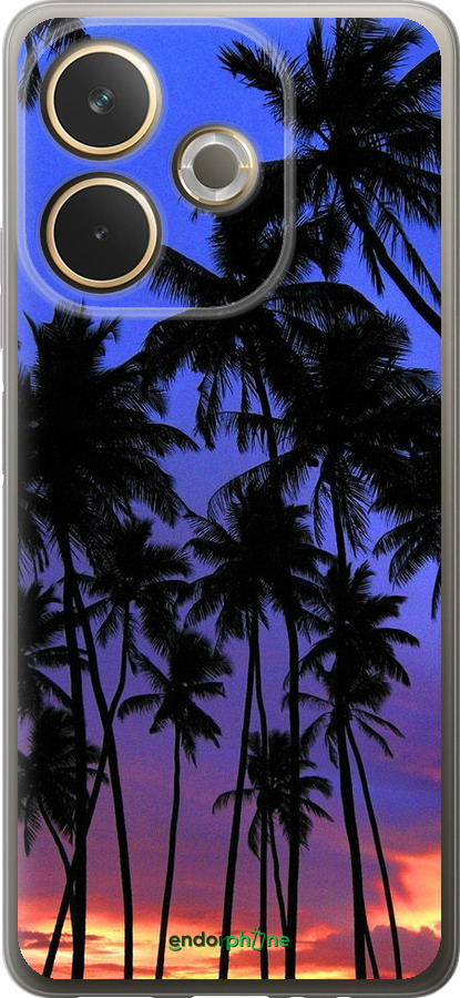 Силиконовый чехол Пальмы для Oppo A5 PRO - 4324u-3956 изображение 