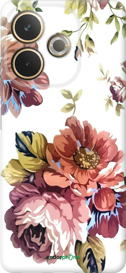 Силіконовий чехол Vintage flowers для Oppo A5 PRO - 4333u-3956 изображение 