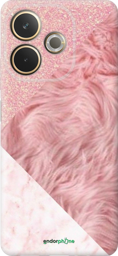 Силиконовый чехол Розовые текстуры для Oppo A5 PRO - 4343u-3956 изображение 