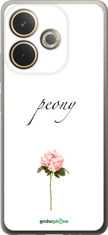 Силиконовый чехол Пион для Oppo A5 PRO - 4366u-3956 изображение 