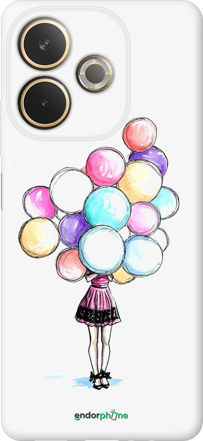 Силиконовый чехол Шарики для Oppo A5 PRO - 4387u-3956 изображение 