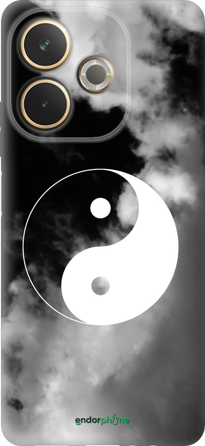 Силиконовый чехол Инь и Янь для Oppo A5 PRO - 4389u-3956 изображение 