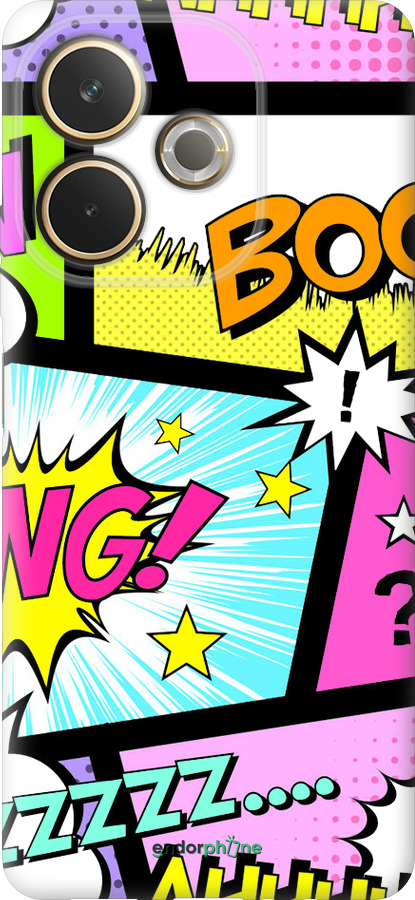 Силиконовый чехол Комикс 1 для Oppo A5 PRO - 4407u-3956 изображение 