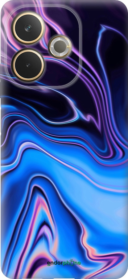 Силиконовый чехол Узор воды для Oppo A5 PRO - 4491u-3956 изображение 