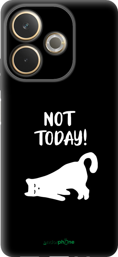 Силиконовый чехол Уставший кот для Oppo A5 PRO - 4535u-3956 изображение 