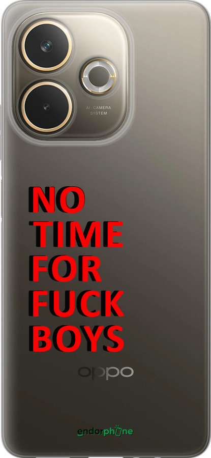 Силиконовый чехол Нет времени для Oppo A5 PRO - 4635u-3956 изображение 