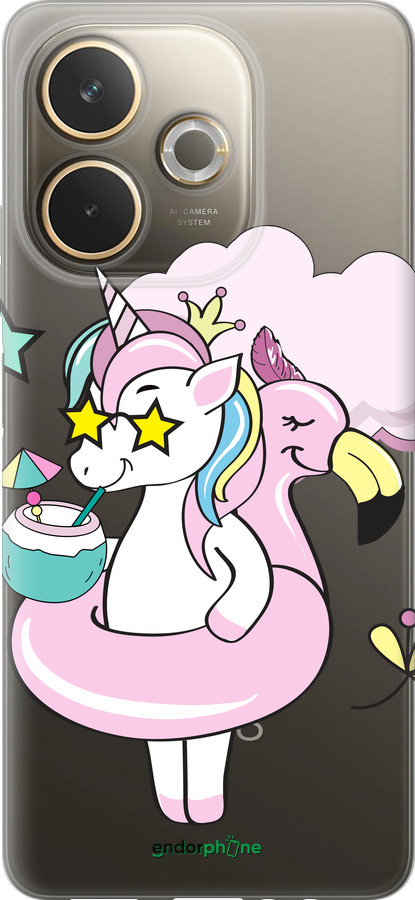 Силиконовый чехол Crown Unicorn для Oppo A5 PRO - 4660u-3956 изображение 