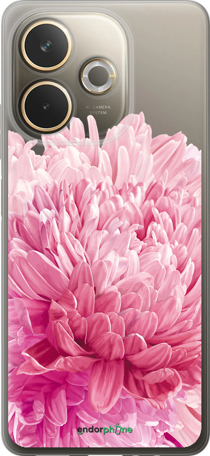 Силиконовый чехол Хризантема для Oppo A5 PRO - 4666u-3956 изображение 