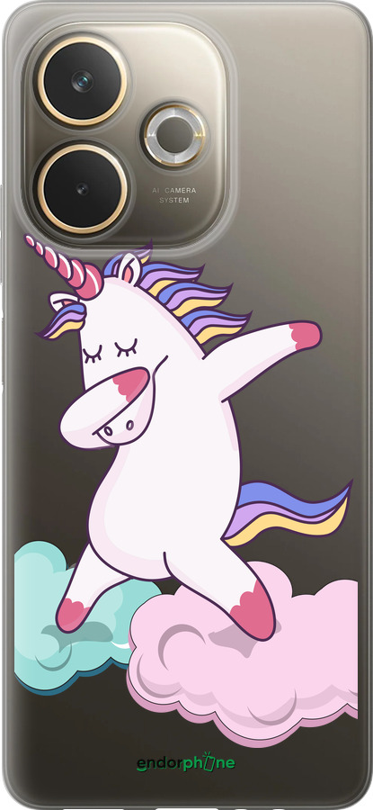 Силиконовый чехол Единорог для Oppo A5 PRO - 4702u-3956 изображение 