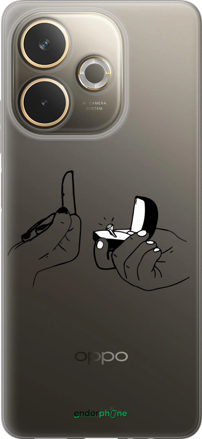 Силиконовый чехол Предложение для Oppo A5 PRO - 4898u-3956 изображение 