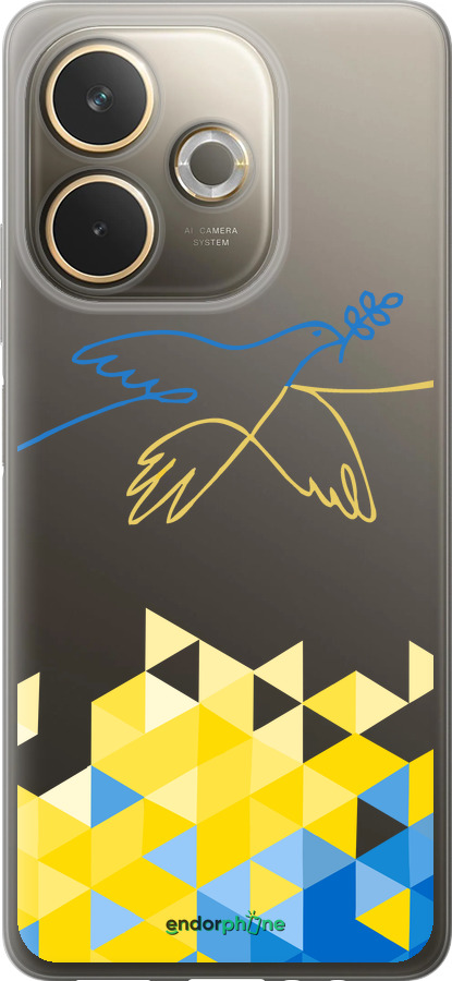 Силиконовый чехол Птица мира для Oppo A5 PRO - 5231u-3956 изображение 